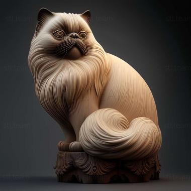 3D model Birman cat (STL)